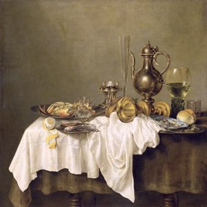 Morgenmad med en krabbe, 1648