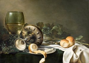 Still-Life, ca. 1630 (olie på panel) af Willem Claesz. Heda