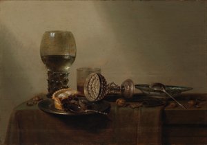 Stilleben, 1637. af Willem Claesz. Heda