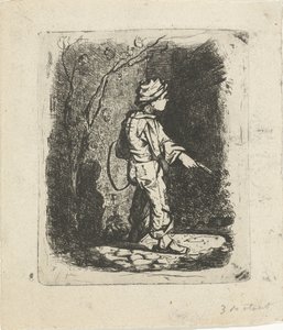 Dreng med bøjle af Willem Cornelis van Dijk