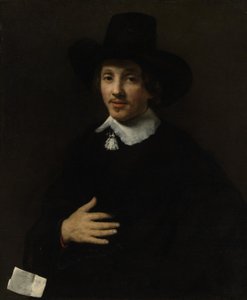 Portræt af en mand Selvportræt, 1653 eller 1655. af Willem Drost