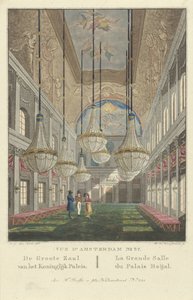 Interiør af Royal Palace Amsterdam Vue d