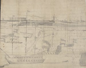 Den hollandske flåde på Københavns Red 1658 af Willem I van de Velde