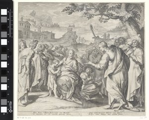 Kristus velsigner børnene af Willem Isaacsz. van Swanenburg