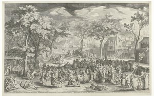 Bymesse, ca. 1610 af Willem Isaacsz. van Swanenburg
