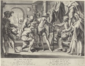 Grev Vilhelm III af Holland beordrer halshugning af sin foged Thronus Justitiae (serietitel)