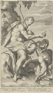 Paris og Mercurius Judgment of Paris (titel på objekt) Oordeel van Paris (serietitel) af Willem Isaacsz. van Swanenburg