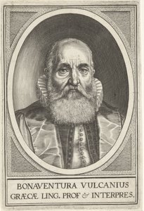 Portret af Bonaventura Vulcanius af Willem Isaacsz. van Swanenburg