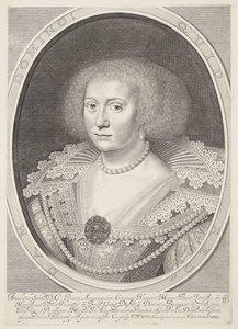 Portræt af Amalia van Solms