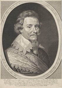 Portræt af Ernst Casimir, greve af Nassau-Dietz af Willem Jacobsz Delff