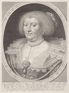 Portræt af Sophia Hedwig af Brunswick-Wolfenbüttel