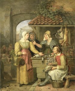 Fjerkræboden af Willem Jodocus Mattheus Engelberts