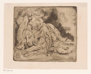 hvilende skuespillerinde af Willem Linnig (II)