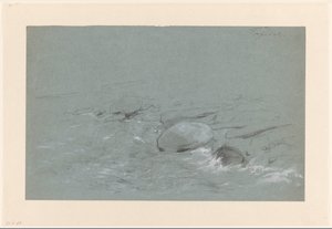 Kystlandskab med kampesten nær Tyssedal, Norge af Willem Maris