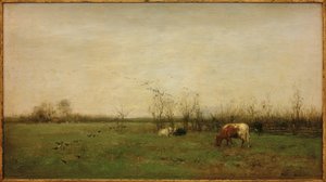 Græsmarkslandskab af Willem Maris