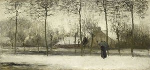 Vinterlandskab, ca. 1875 (olie på lærred)