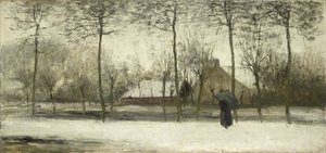 vinterlandskab af Willem Maris