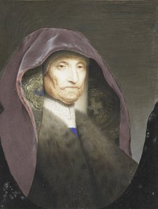 Portræt af en gammel kvinde, angiveligt Rembrandts mor af Willem Paulet (rejected attribution)