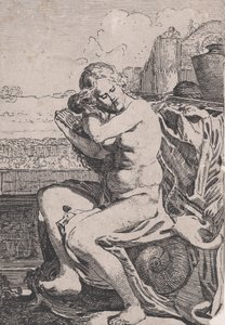 Bathsheba kæmmer sit hår, ca. 1615. af Willem Pietersz. Buytewech