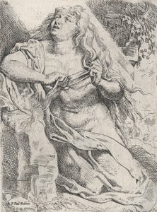 Maria Magdalena i ørkenen, ca. 1613-14. af Willem Pietersz. Buytewech