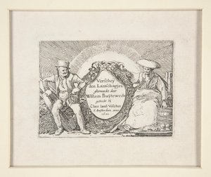 Titelside til The Set of the Landscapes af Willem Pietersz. Buytewech