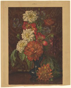 Vase med Dahlias