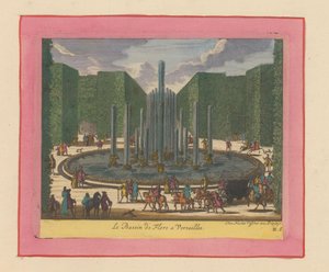 Bassin von Flora in den Gärten von Versailles af Willem Swidde