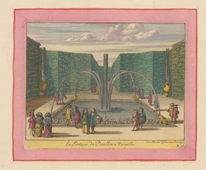 Brunnen von Pouillon in den Gärten von Versailles af Willem Swidde