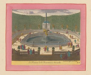 Brunnen des Ruhms in den Gärten von Versailles af Willem Swidde