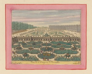 Ansicht der Orangerie von Versailles af Willem Swidde