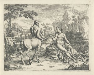 Ocyrhoe forudsiger Chirons og Asclepius