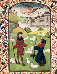 Bebudelse til hyrderne (miniature)