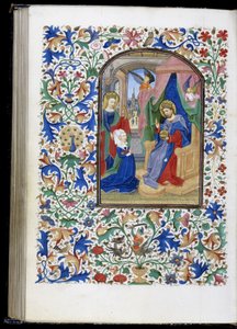 Besitzer von der heiligen Katharina Christus vorgestellt af Willem Vrelant