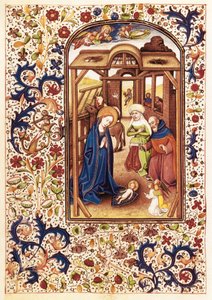 Fødselsscene fra "The Book of Hours of Leonor de la Vega"