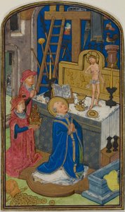Sankt Gregors messe, fra en timebog