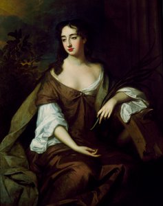 A Lady as St. Catherine (olie på lærred)
