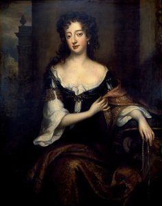 Portræt af Mary Butler, hertuginde af Devonshire (olie på lærred)