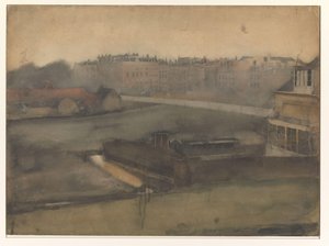 Udsigt på Oosterpark i Amsterdam af Willem Arnoldus Witsen