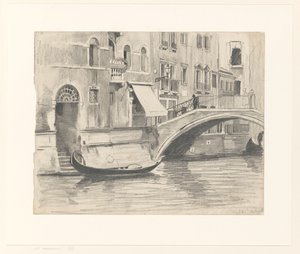 Ansigt i Venedig af Willem Arnoldus Witsen