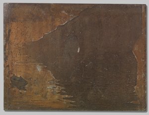 Udsigt over Waterloo Bridge i tågen i London af Willem Arnoldus Witsen