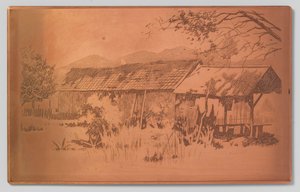 Langt udhus, Gambar af Willem Arnoldus Witsen