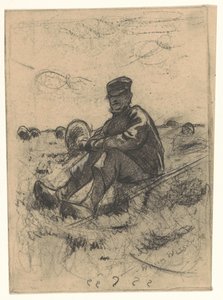 Siddende Hyrde af Willem Arnoldus Witsen