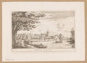 Udsigt over Vreeland Vreeland aan de Vecht (titel på objekt) af Willem Writs (possibly)