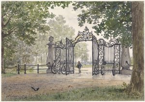 Vreedenhoffs monumentale port i Nieuwersluis aan de Vecht