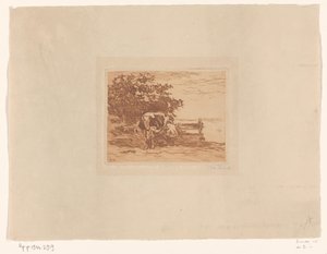 Melkende boer (original title)