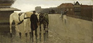 Wagenbrug i Haag af Willem de Zwart