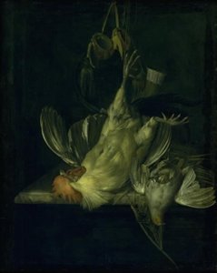 En død hvid pik af Willem van Aelst