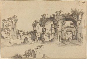 Badene i Caracalla, Rom af Willem van Nieuwlandt II