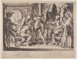 Grev William tillader halshugning, planche 7 fra Thrones of Justice (Thronus Iustitiae)