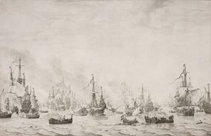 Slaget ved Downs Slaget ved Downs mod den spanske armada, 21. oktober 1639